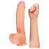 Lovetoy Nature Cock - dvigubas tikroviškas dildo - 28cm (natūralus)