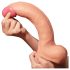 Lovetoy Nature Cock - dvigubo sluoksnio tikroviškas dildo - 30 cm (natūrali)