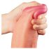 Lovetoy Nature Cock - dvigubo sluoksnio tikroviškas dildo - 30 cm (natūrali)