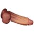Lovetoy - dvigubas natūralus falas - 26cm (natūralus)