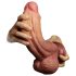 Lovetoy - dvigubas natūralus falas - 26cm (natūralus)