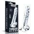 Lovetoy Flawless Clear - siurbtuko falo imitatorius - 19cm (skaidrus)