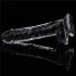 Lovetoy Flawless Clear - siurbtuko falo imitatorius - 19cm (skaidrus)
