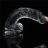 Lovetoy Flawless Clear - siurbtuko falo imitatorius - 19cm (skaidrus)