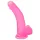 Lovetoy - dildo su prisiurbtuku - 20 cm - rožinis