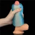 Lovetoy Training Master - dvipusis rumbuotas masturbatorius (mėlynas)
