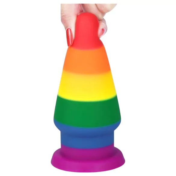 Lovetoy Prider - analinis kaištis - 15 cm - vaivorykštinis