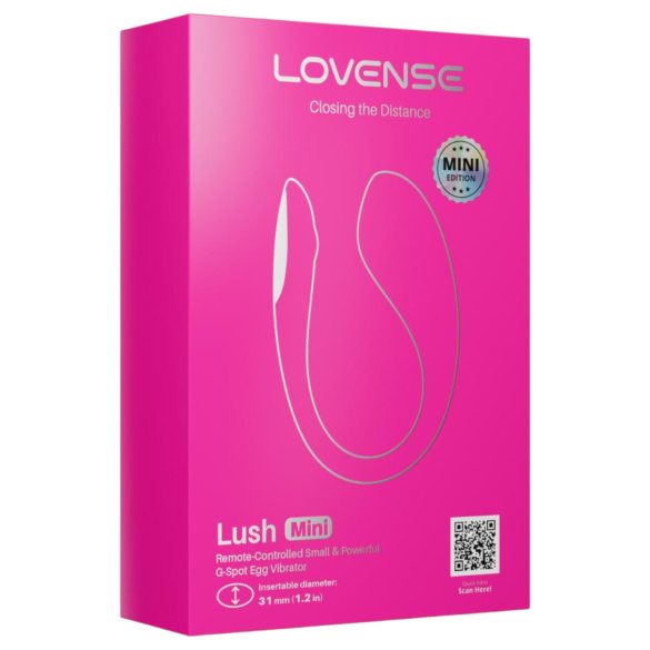 LOVENSE Lush Mini - vibruojantis kiaušinėlis - rožinis