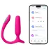 Lovense Lush Anal - programėle valdomas analinis vibratorius su LED - rožinis