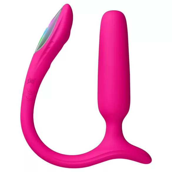 Lovense Lush Anal - programėle valdomas analinis vibratorius su LED - rožinis