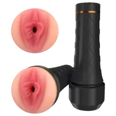   Tracy's Dog - masturbatorius vyrams - realistiška vagina - juoda/kūno spalvos