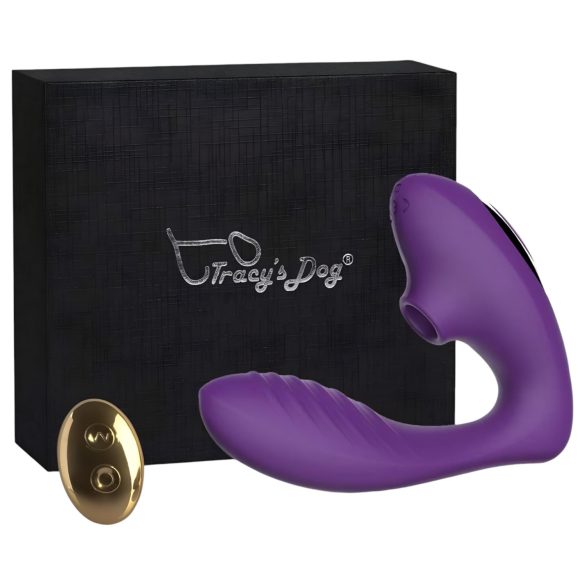 „Tracy's Dog 2“ – oro bangų 2in1 vibratorius (violetinis)