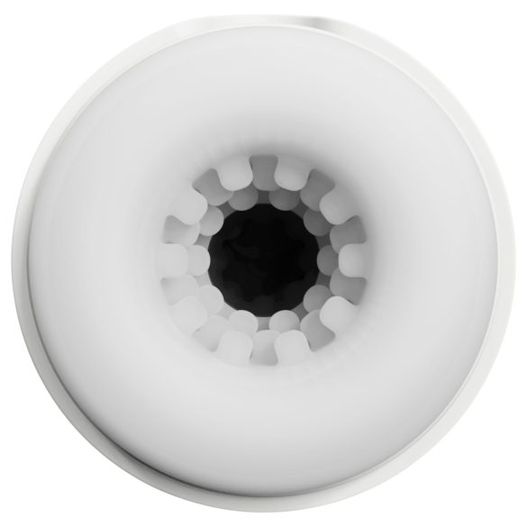 Leopard - masturbatorius vyrams - siurbimo ir vibracijos funkcija - baltas