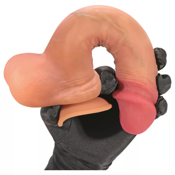 FeelSkin - itin realistiškas dildo (natūralios spalvos, 21 cm)
