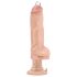 Blush Bad Boy – vibruojantis penio žiedas su auskaru, 17 cm (natūralios spalvos)