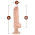 Blush Bad Boy – vibruojantis penio žiedas su auskaru, 17 cm (natūralios spalvos)