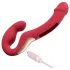 Honey Play Box Harmony Duo - programėle valdoma prisegama vibracija su liežuvėliu (raudona)