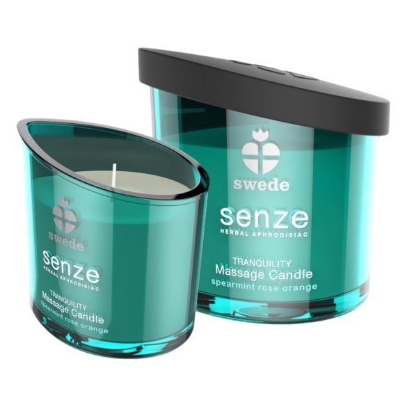 Swede Senze - masažinė žvakė - rožė, apelsinas (50ml)