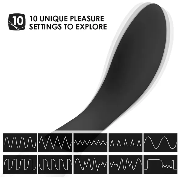 LELO Mona Wave - G taško vibratorius - atsparus vandeniui - juodas