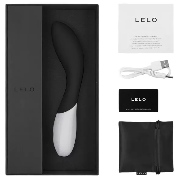 LELO Mona Wave - G taško vibratorius - atsparus vandeniui - juodas