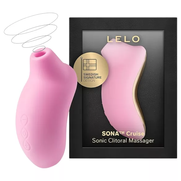 LELO Sona Cruise - klitorio stimuliatorius su bangų technologija - rožinis