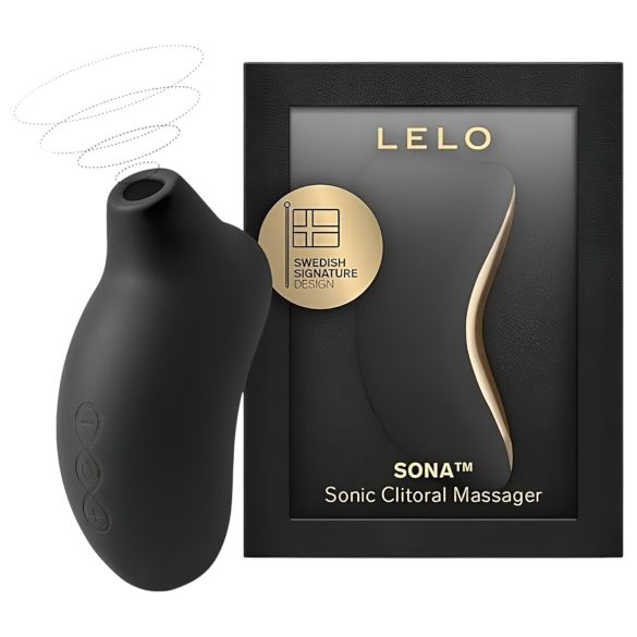 LELO Sona - klitorinis stimuliatorius - bangų technologija - juodas