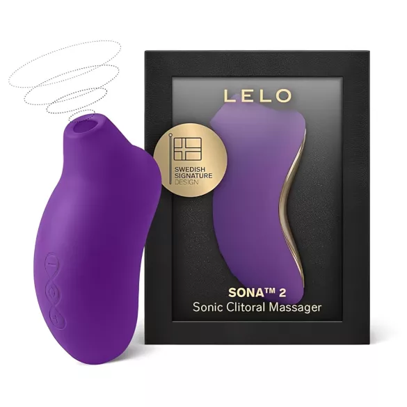 LELO Sona 2 - klitorinis stimuliatorius su bangomis - violetinis