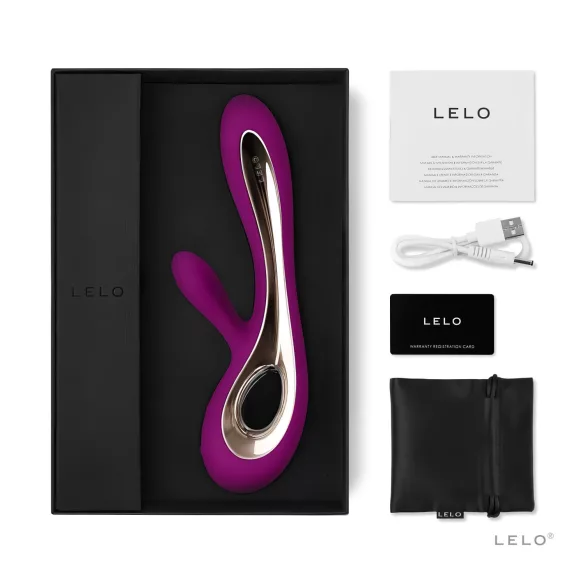 LELO Soraya 2 - vandeniui atsparus klitorio vibratorius - violetinis