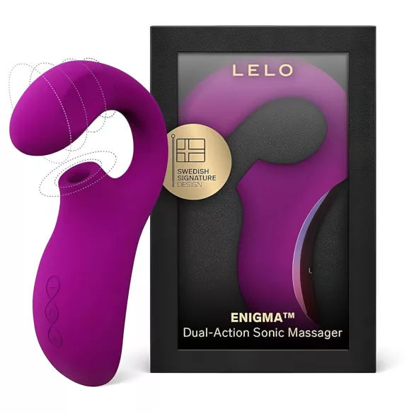 LELO Enigma - G taško vibratorius su klitorio stimuliacija