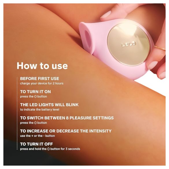 LELO Sila - klitorio stimuliatorius su bangomis - atsparus vandeniui