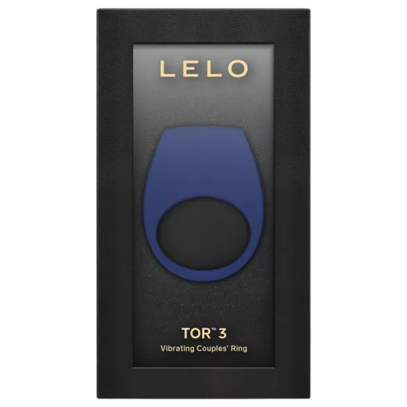 LELO Tor 3 - vibruojantis penio žiedas - įkraunamas, mėlynas