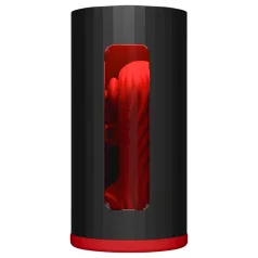  LELO F1s V3 - vyriškas interaktyvus masturbatorius - raudonas