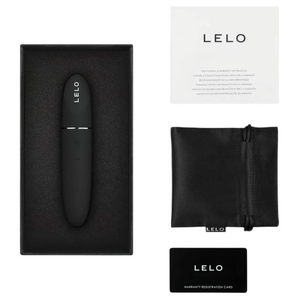 LELO Mia 3 - mini vibratorius kelionėms - juodas