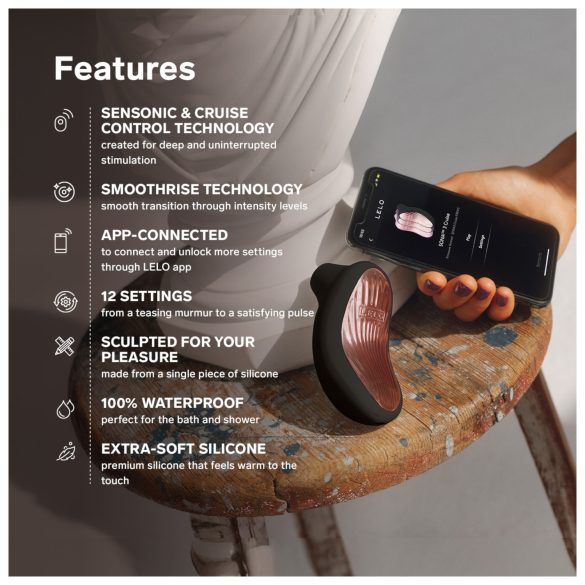 LELO Sona 3 Cruise - klitorinis masažuoklis su bangomis - violetinis