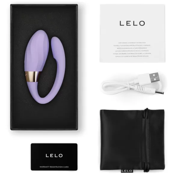 LELO Tiani Twist - išmanus porų vibratorius (violetinis)