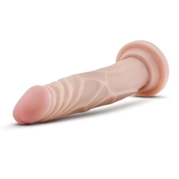 Dr. Skin - dildo su siurbtuku - realistiškas, kūno spalvos, 19 cm