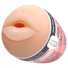   Crushious Ezy Egg Mouth - masturbatorius kiaušinis (kūno spalvos)