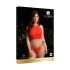 Le Désir Plus Size - blizgantys vakarėlio rinkinys - raudona (XL-3XL)