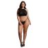 Le Désir Plus Size - suknelė su kristalais vakarėliams - juoda (XL-3XL)