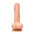 RealRock Dong 7 - natūralus, su sėklidėmis dildo (17cm)