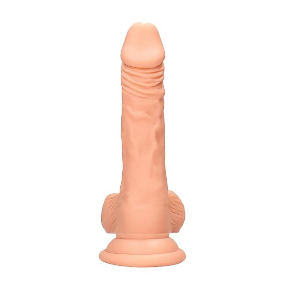 RealRock Dong 7 - realistiškas dildo su sėklidėmis 17cm - kūno spalvos