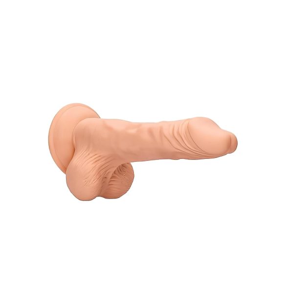 RealRock - dildo su sėklidėmis - realistiškas 20cm - kūno spalvos