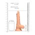 RealRock Dong 8 - tikroviškas, išraiškingas dildo (20cm) - natūralus