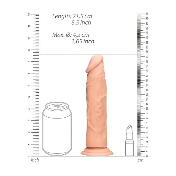 RealRock - realistiškas dildo - 20 cm - kūno spalvos