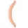 RealRock - dvigubas dildo - 36 cm - kūno spalvos
