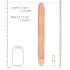 RealRock - dvigubas dildo - 36 cm - kūno spalvos