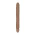 RealRock Dvigubas Dildo 18 - dvigubas dildo (46cm) - tamsus natūralus