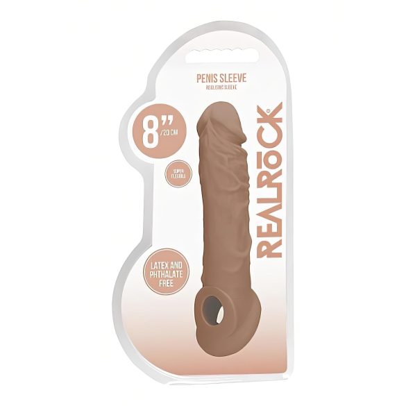 RealRock - penio mova - 21 cm - tamsi natūrali spalva
