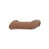 RealRock - penio mova - 21,5 cm - tamsi kūno spalva