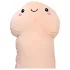 Pliušinis penis - minkštas žaislas - 60 cm - smėlinis